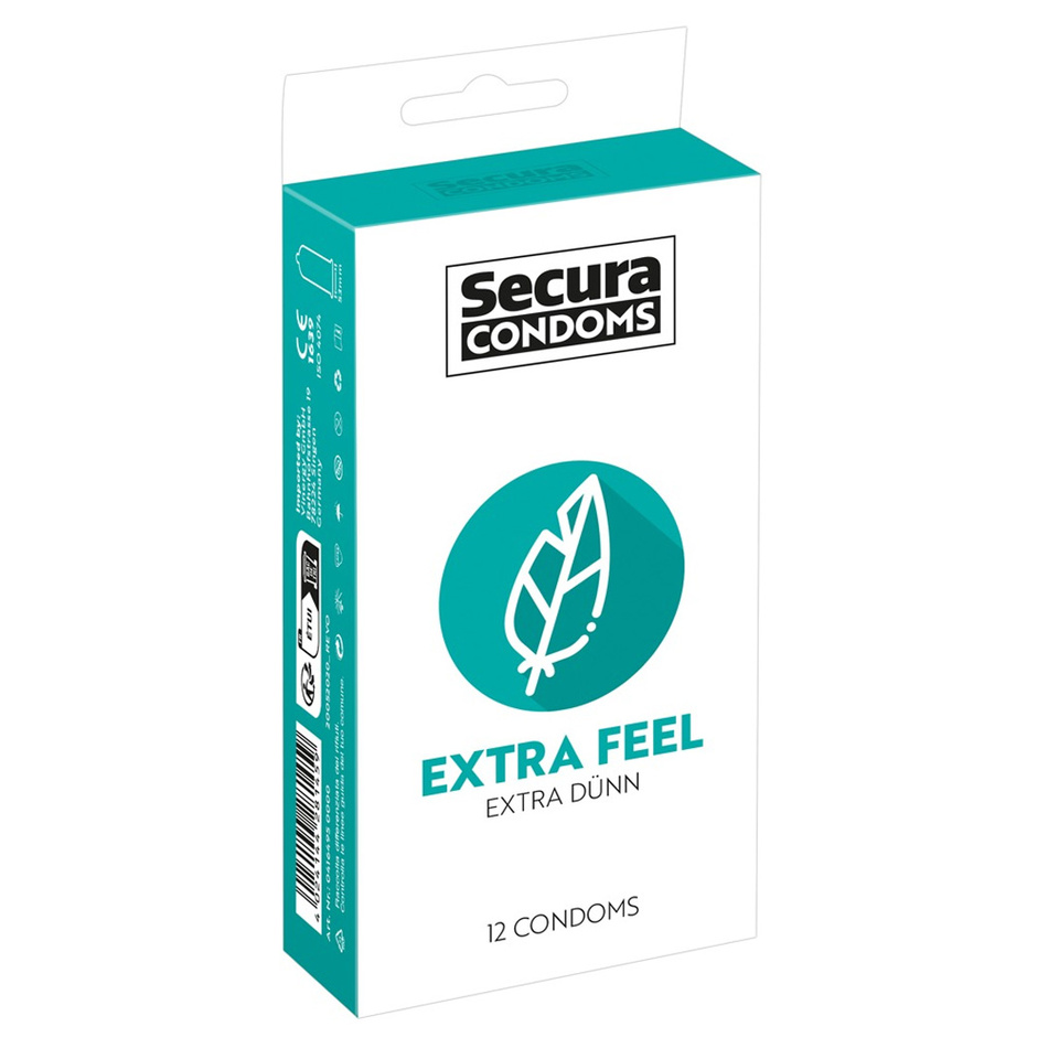 Levně Kondomy Secura Extra Feel, 12 ks