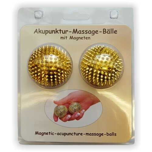 Akupresúrne masážne guľôčky s magnetmi, 2 ks