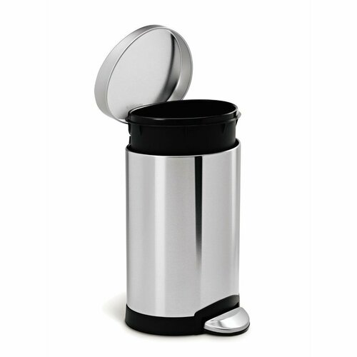 Simplehuman Polkrožni koš z pedalom 6 l, nerjavečejeklo