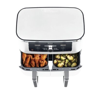 Ninja AF400EUWH Foodi MAX dvojzónová fritéza nahorúci vzduch, 9,5 l