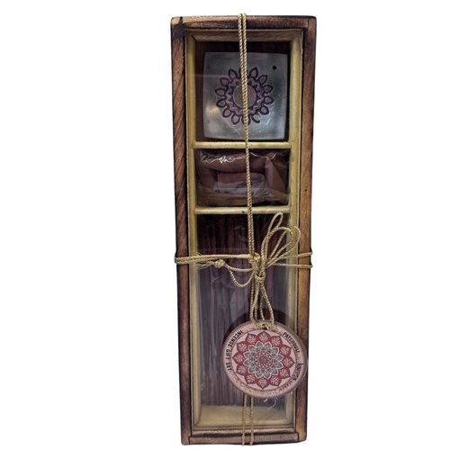 Arome Drevená darčeková súprava vonných tyčiniek, Patchouli