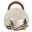 Home Elements Porcelán bögre karácsonyi mintávalVáros 300 ml, díszdobozban