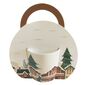 Home Elements Porcelán bögre karácsonyi mintávalVáros 300 ml, díszdobozban