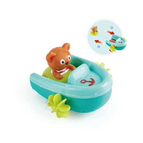 Jucărie Barcă cu ursuleț de pluș Hape