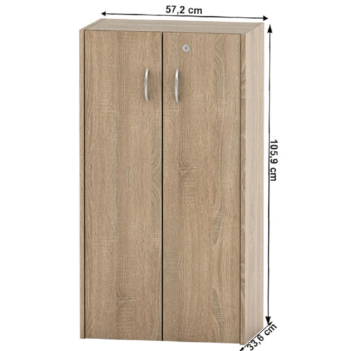 Skrinka so zámkom TEMPO ASISTENT 034, dub sonoma