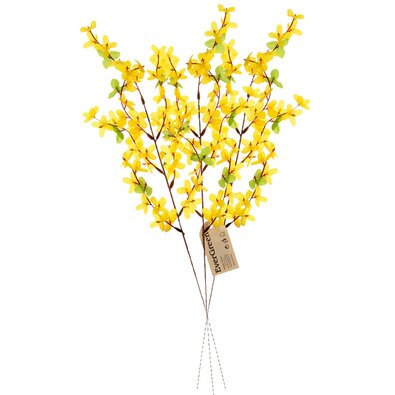 Komplet 3 kosov umetne rastline Forsythia, v. 52cm