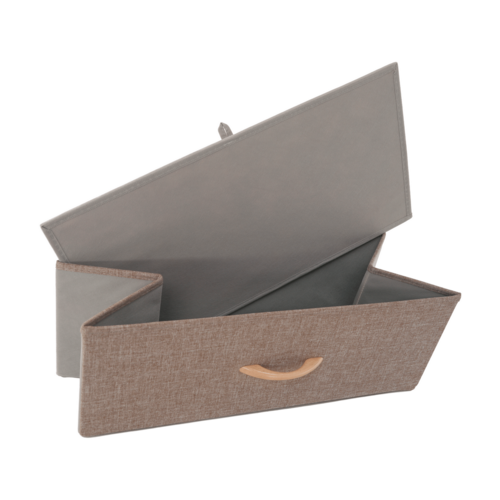 Komoda z szufladami z tkaniny HAZEL TYP 2, brązowy