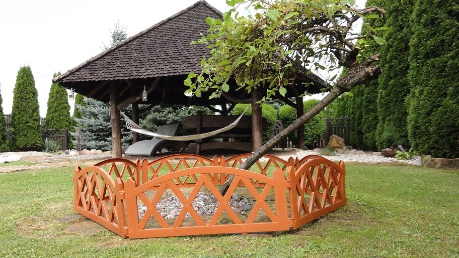 Záhradný plôtik 2,3 m teracota