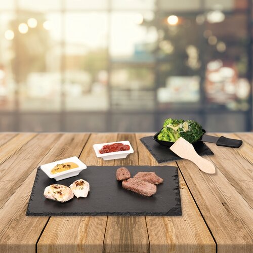 Kesper 38141 Set pentru raclette din ardezie, 10piese