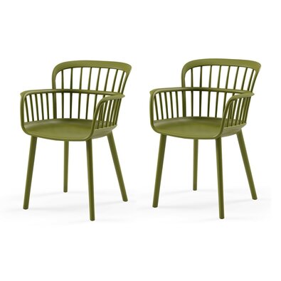 Set de scaune de sufragerie Eva Khaki, 2 buc.