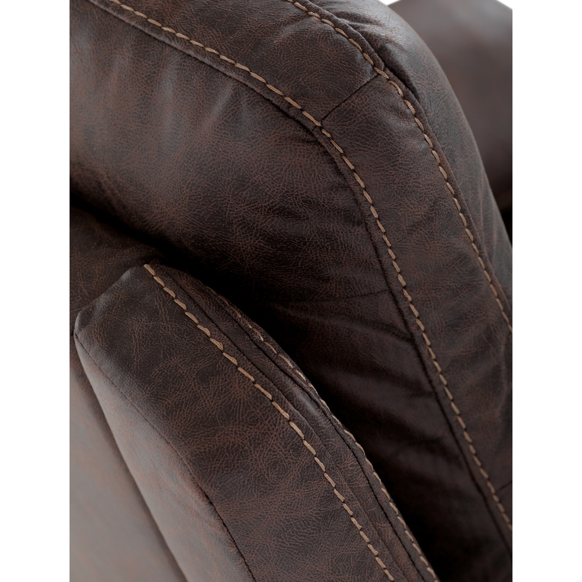 Polohovacie kreslo 4092 BR3, vintage, hnedá