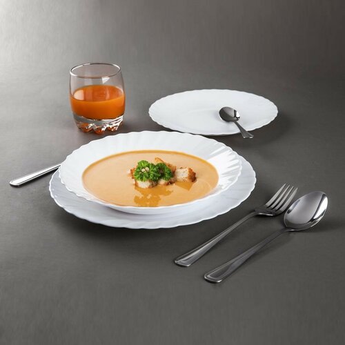 Bormioli Rocco 48-teiliges Geschirrset mit Besteck Prima & Hanna