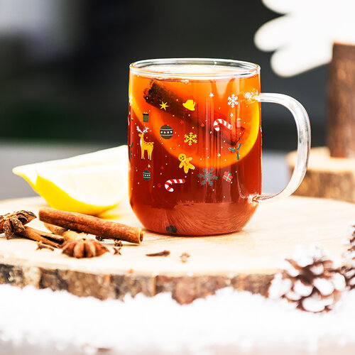 4Home Hot&Cool Christmas thermo bögre 350 ml,2 db
