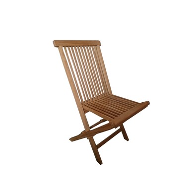 Clasic teak összecsukható kerti székek, 2 db