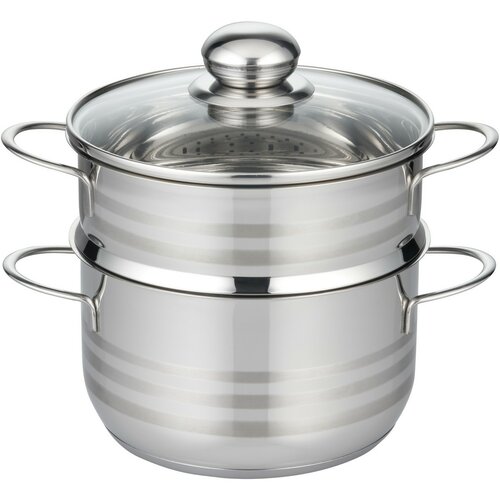 Dampfgarer aus Edelstahl Elo 22724 Basic Brillant 24 cm, 2,9/5,6 l