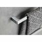 GEDY PI218013 Suport pentru prosoape Pirenei 80 x6,6 cm , argintiu