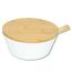 Kesper 32620 Salátástál evőeszközzel és fedővel, fehér, átmérő 26 cm