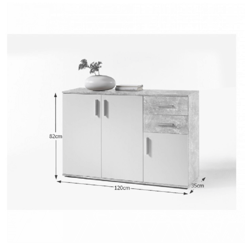 Schrank POPPY 2, Weiß