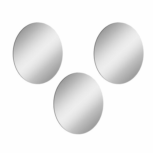 Zrkadlo Round 30 cm, 3 ks