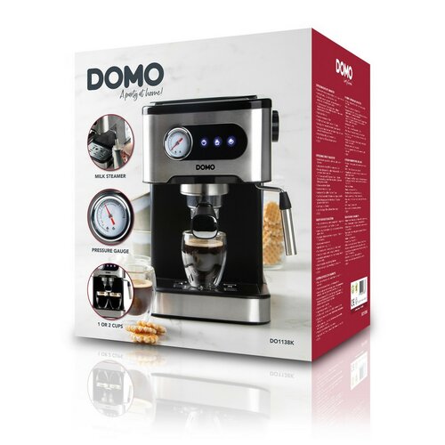 DOMO DO1138K pákový espresso kávovar, černá