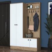 Zestaw do przedpokoju Pone White and Walnut II