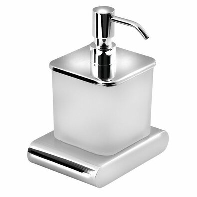 SAPHO RF019 Flori dozirnik za milo, krom/mlečnosteklo