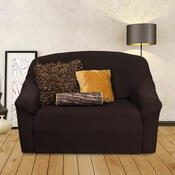 4Home Multielastický poťah na dvojkreslo hnedá Elegant, 140 - 180 cm