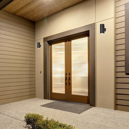 Rabalux 77155 zewnętrzna lampa ścienna LED Urfa, 18 W, IP65, czarny