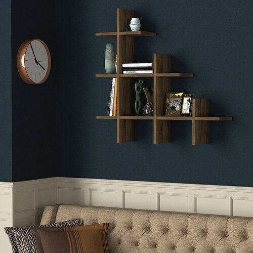 Wandregal Juke Walnut