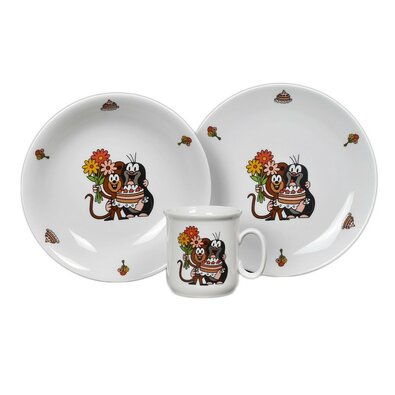 Thun 3-częściowy zestaw obiadowy dla dzieci Krecik i Tort