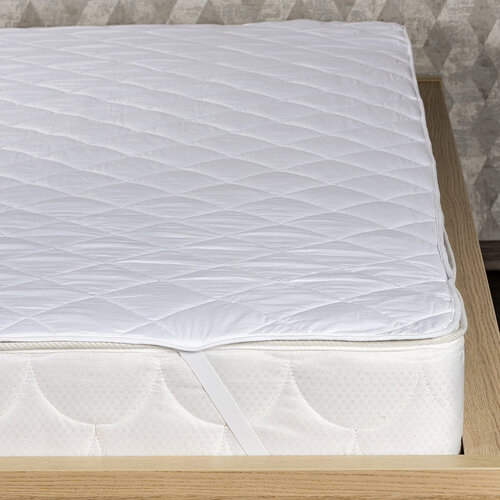 Átvarrott matracvédő fehér, 90 x 200 cm
