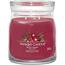 Yankee Candle Signature Black Cherry  illatos gyertya közepes üvegben, 368 g