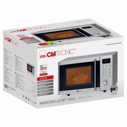 Clatronic MWG 778 mikrohullámú sütő grillel