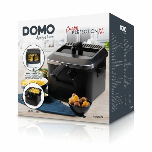 DOMO DO545FR fritéza s vyjímatelnou nádobou, 4 l