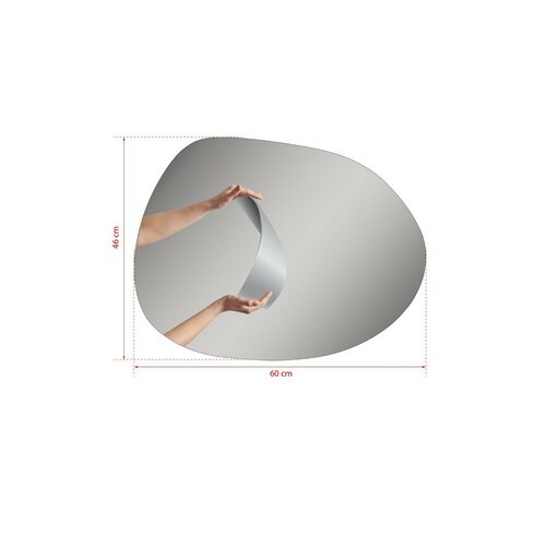 Zrcadlo s LED světlem Piago White