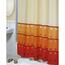 Sprchový závěs Geometrie oranžová, 180 x 200 cm