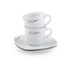 Lamart LT9017 2-delni set skodelic s podstavkomDine, 90 ml