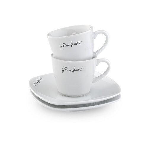 Lamart LT9017 2-dielna sada šálok s podšálkou Dine, 90 ml