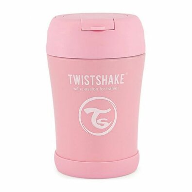 Twistshake Termoska na jídlo 350 ml, růžová