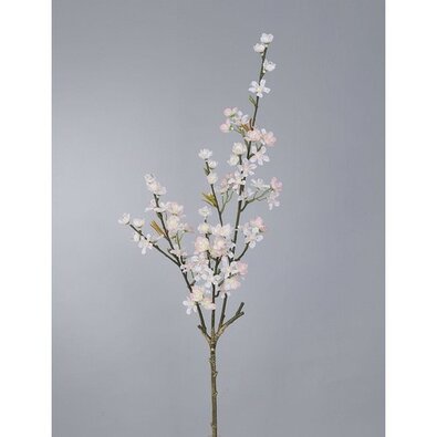Floare artificială crenguță de măr înflorit, 80 cm