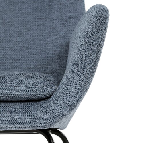Fotel bujany BLUE2, niebieski