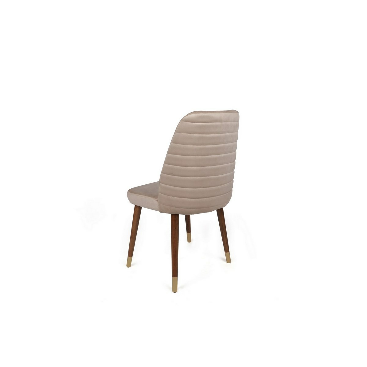 Súprava jedálenských stoličiek Hugo Cream and Walnut, 2 ks