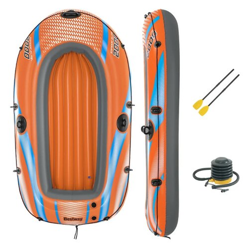 Bestway Schlauchboot Kondor Elite 2000 Set, 196 x 106 cm