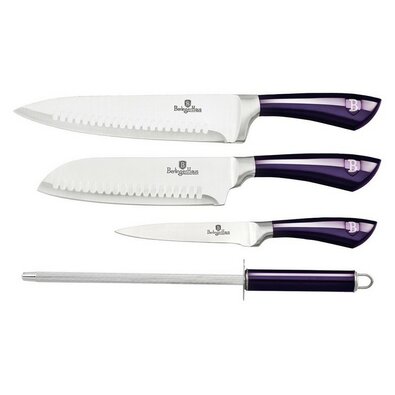 Berlinger Haus 4-teiliges Messerset aus rostfreiem Stahl Purple Eclipse Collection