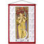 Kalendarz tekstylny Alfons Mucha 2019, 45 x 65 cm