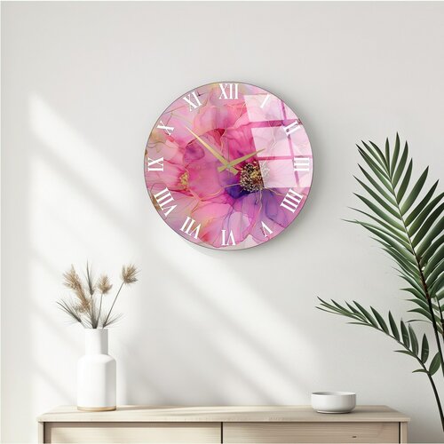Nástěnné hodiny Pink 339, 40 cm