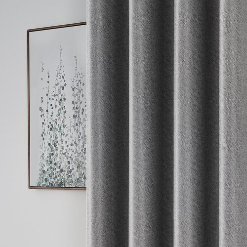 4Home Stripe sőtétítő függöny szürke, 150 x 250 cm