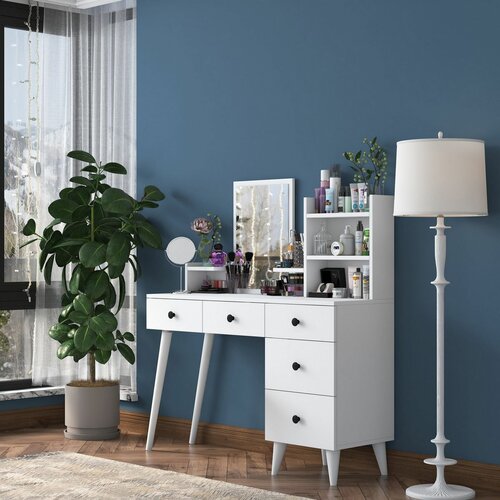 Stolik kosmetyczny Bela White