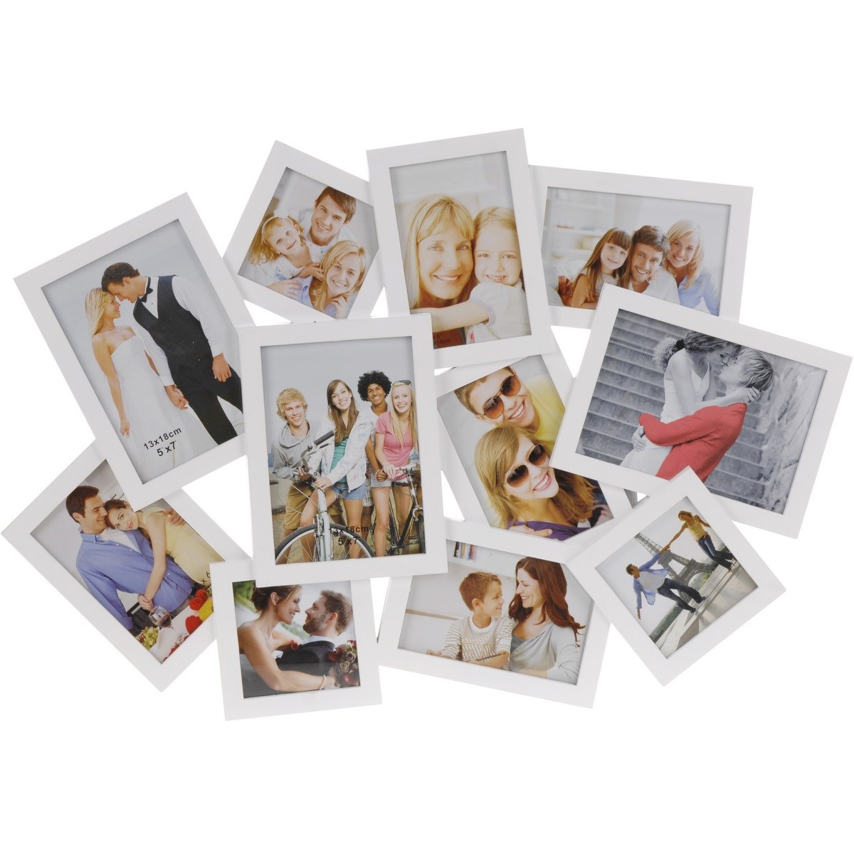 Fotorámeček People na 11 fotografií, bílá