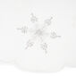 Vánoční ubrus Hvězdičky bílá, pr. 35 cm